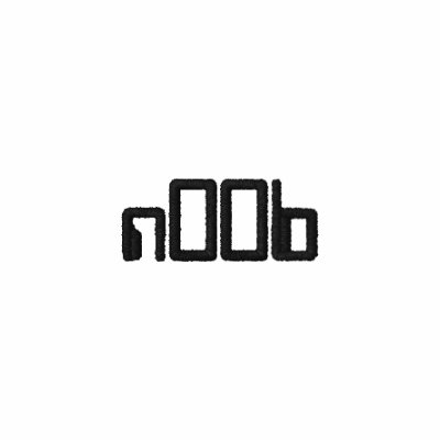 n00b embroidered polo shirt by JaZilla