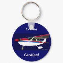N13HK Portrait, Cessna, Cardinal keychains