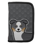 N1ki's Border Collie Blue Tricolor Folio Planner