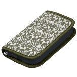 N1ki's Damask Pattern Moss Green And White Planners
