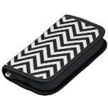 N1ki's ZigZag Chevron Pattern Black And White Organizers
