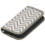 N1ki's ZigZag Chevron Pattern Khaki And White Organizers