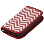 N1ki's ZigZag Chevron Pattern Red And White Planner