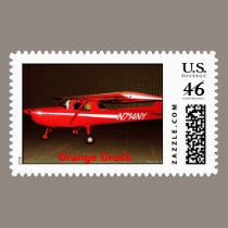 N714NY, Orange Crush stamps