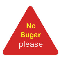n76 - Food Request ~ NO SUGAR PLEASE. Stickers