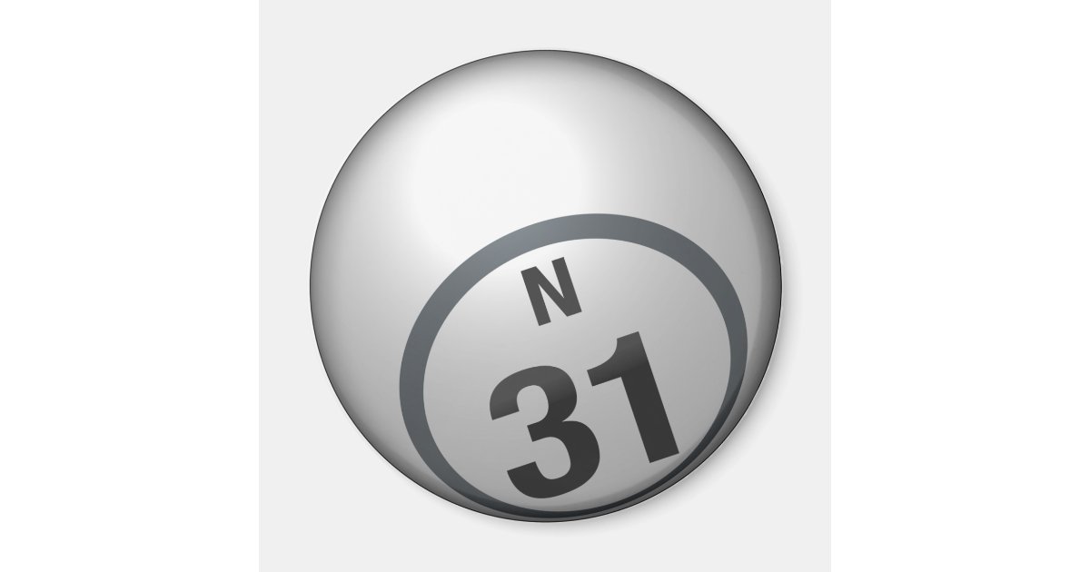 N 31 bingo ball Zazzle