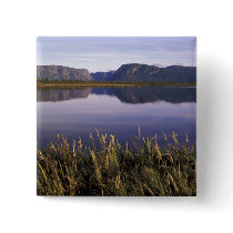 N.A., Canada, Newfoundland, Gros Morne National Pinback Buttons