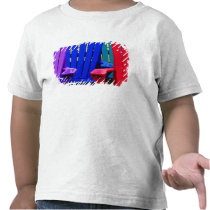 N.A. Canada, Nova Scotia, Bridgewater. Colorful 2 T-shirts