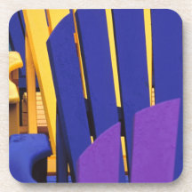N.A. Canada, Nova Scotia, Bridgewater. Colorful 4 Drink Coaster