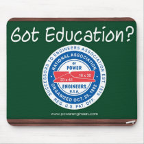 N.A.P.E. Education Logo Mousepad