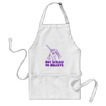 N.A.U.B Not Afraid To Believe Unicorn Apron