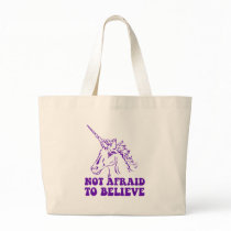 N.A.U.B Not Afraid To Believe Unicorn Canvas Bag