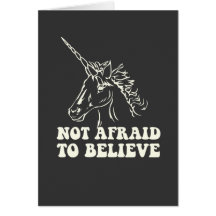 N.A.U.B Not Afraid To Believe Unicorn Greeting Cards