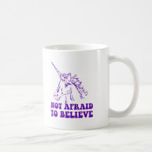 N.A.U.B Not Afraid To Believe Unicorn Coffee Mugs