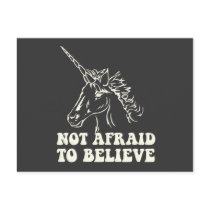 N.A.U.B Not Afraid To Believe Unicorn postcards by NAUBmembers N.A.U.B Not Afraid To Believe Unicorn postcards