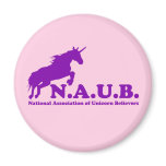 N.A.U.B Unicorn Believers magnets