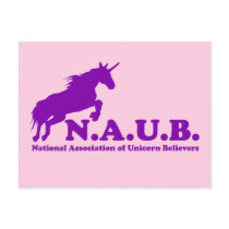 N.A.U.B Unicorn Believers Post Card