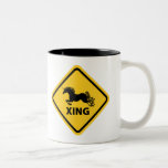 N.A.U.B Unicorn Crossing Sign Mug