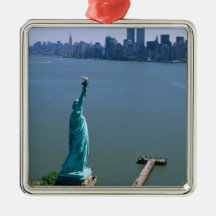 N.A., USA, New York, New York City. The Statue Ornaments