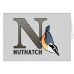 N is for Nuthach Note Card