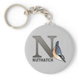 N is for Nuthach Basic Keychain
