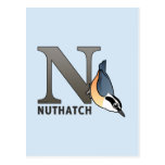 N is for Nuthach Postcard
