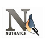 N is for Nuthach Postcard