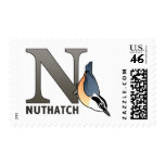 N is for Nuthach Stamp