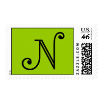 N POSTAGE STAMP