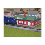 N Scale Model Train Village Postcards