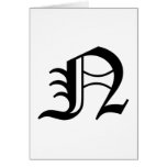 N-text Old English Greeting Cards