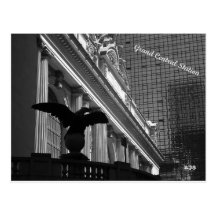 N.Y.E Grand Central Station Post Card