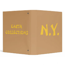 N.Y. EARTH COLLECTIONS BINDERS