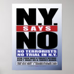 N.Y. Says No (Poster)
