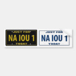 NA IOU 1 BUMPER STICKERS