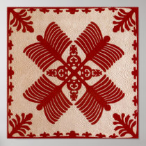 Na Kalaunu Me Na Kāhili, quilt Posters
