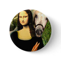 na Lisa and her Arabian Horse Pin
