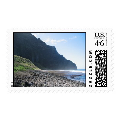 Na Pali Coast stamp by joacreations