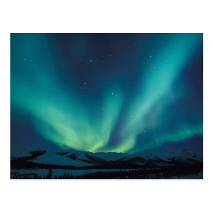 NA, USA, Alaska, Brooks Range, Curtains of green Postcard