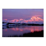 NA, USA, Alaska, Denali NP, Mt. McKinley, Poster