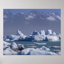 NA, USA, Alaska, St. Elias Range, Alsek River, Print