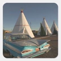 NA, USA, Arizona, Holbrook Route 66, Wigwam Sticker