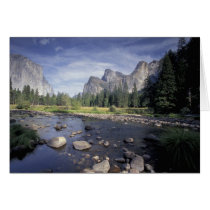 NA, USA, California, Yosemite NP, Valley view Card