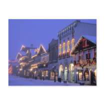 NA, USA, Washington, Leavenworth. Main Street Postcard