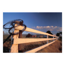 NA, USA, Washington, near Walla Walla, fence,