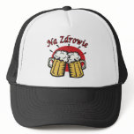 Na Zdrowie Toast With Beer Mugs hats