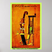 "nacimiento de la máquina de café express " poster