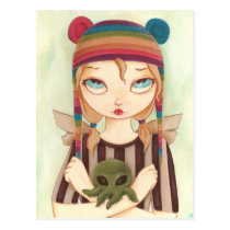 Nadya - Fairy girl Cthulhu postcards