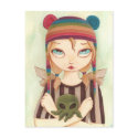 Nadya - Fairy girl Cthulhu Post Card