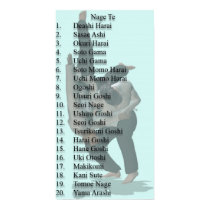 Nage Te List posters by greatjujitsustuff Nage Te List posters